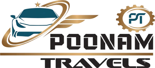 Poonam Travels logo – taxi rental in Guwahati